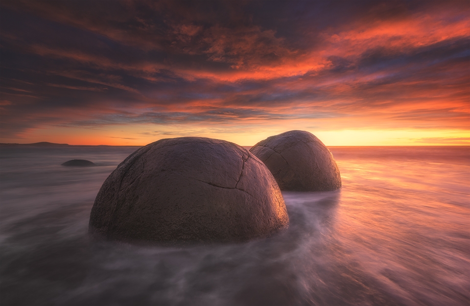 moeraki boulders at sunrise 11