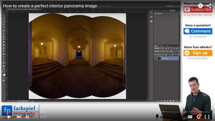 How to create a perfect interior panorama image