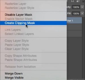 create clipping mask