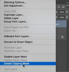 Add clipping mask to layer