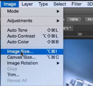 image size in photoshop