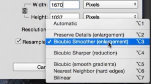 bicubic smoother