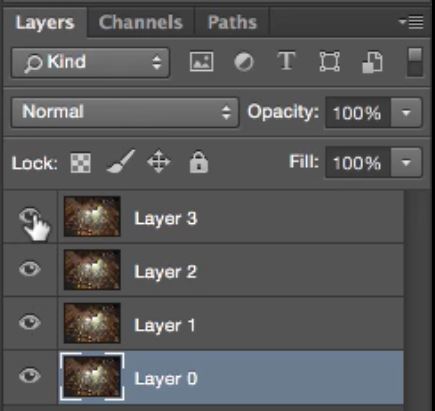 multiple layers in photoshop