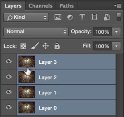 select multiple layers in photoshop