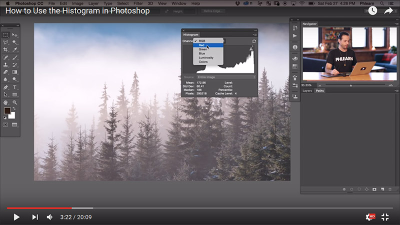 How to Use the Histogram in Photoshop