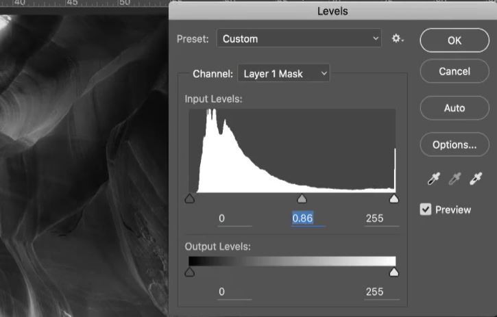 Levels in photoshop
