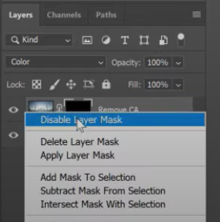 delete layer mask