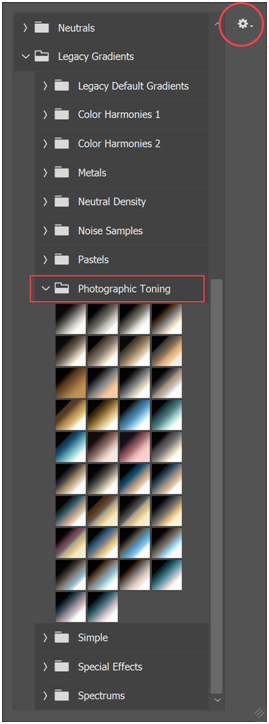 Toning effect in photoshop